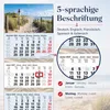 4 Monatskalender 2027 Nordsee Leuchtturm Strand 32x95,5 cm Produktbild-Vorschau 5