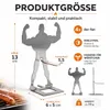 Hotdog Halter 4er Set aus Edelstahl, Wursthalter für Grill Produktbild-Vorschau 2