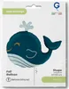26" Folienballon Shape Wal | 66 cm - Blau Produktbild-Vorschau 2