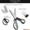 SCHWERTKRONE® Zickzackschere [PROFI ZACKENSCHERE] - Produktbild-Vorschau 2