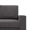 Close-up of a dark gray cord sofa. Produktbild-Vorschau