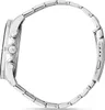 Side view of a silver metal watch with a black face and multiple buttons on the side. Náhľad obrázku produktu