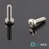 AG-BOX Linsenschrauben M5x35 mit Kreuzschlitz "H" DIN 7985 Produktbild-Vorschau 4