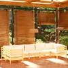vidaXL 7-tlg. Garten-Lounge-Set mit Creme Kissen Produktbild-Vorschau 11