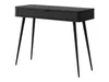 AX LIVING Vespasia petite coiffeuse noire 100,2 cm cannelée Voir les images du produit 4