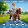 PonyCycle Modello Y Pony Cavalcabile Marrone su Ruote per Anteprima dell’immagine prodotto 4