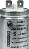 A close-up studio shot of a cylindrical capacitor. Produktbild-Vorschau