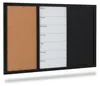 Relaxdays Kombitafel 3in1, HxB: 60x90 cm, Whiteboard, Produktbild-Vorschau 9