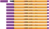 Fineliner - STABILO point 88 - 10er Pack - lila Produktbild-Vorschau 1