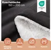 Blumtal Sherpa Kuscheldecke 150x200 cm – Flauschige Produktbild-Vorschau 2
