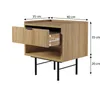 BEAUTYSOFA | Nachttisch EVRON 40 cm, Nachtschrank mit Produktbild-Vorschau 7