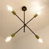 Deckenlampe E27 Schwarz verstellbar Metall Retro Produktbild-Vorschau 4
