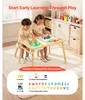 SucceBuy Sensorischer Aktivitätstisch, 7-in-1 Tisch mit 2 Produktbild-Vorschau 7