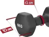 Činky 2x6 kg na cvičenie - neoprénové závažia Náhľad obrázku produktu 6