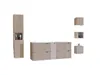 COMAD | set di mobili da bagno, mobile lavabo + pensile + 3 Anteprima dell’immagine prodotto 2