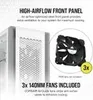 CORSAIR Geh Midi 7000D Airflow (Tempered Glass) White Náhled obrázku produktu 19