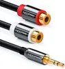 deleyCON 20cm Stereo Audio Cinch auf Klinke Kabel 3,5mm - Produktbild-Vorschau 2
