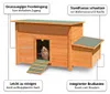 Mucola Hühnerstall Hühnernest aus Holz Hühner Käfig Produktbild-Vorschau 5