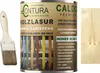 Contura Holzlasur Langzeitschutz Lasur + Pinsel Holz Außen Produktbild-Vorschau 1