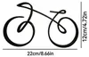 Fahrrad Drahtskulptur Metall modern Deko Figur Produktbild-Vorschau 4