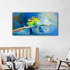 Coloray Canvas 100x50  Wandbild Leinwand Bilder Kunst Vögel Produktbild-Vorschau 4