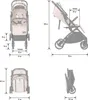 Daliya® YOOPI Reisebuggy, faltbar, mit Teleskopgriff, Produktbild-Vorschau 10