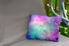 MuchoWow® Outdoor Kissen - Aquarell - Grün - Lila - 50x30 Produktbild-Vorschau 2