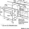 Bosch HBF133BR0 Einbau-Backofen Edelstahl Serie 2 Produktbild-Vorschau 6