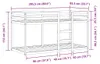 vidaXL Patrová postel se záclonami bílá a černá 80x200 cm Náhled obrázku produktu 6