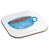 Mr. & Mrs. Panda Holzuntersetzer Kaffee Tasse - Weiß - Produktbild-Vorschau 3