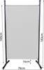 Paravent Outdoor Wetterfest 180 x 78 cm Weiß | Raumteiler Produktbild-Vorschau 3