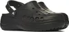 A pair of black Crocs Baya Platform Clogs are shown from a side-angle on a white background. Produktbild-Vorschau