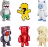 A collage of six different collectible figures, each with a unique design and color. Produktbild-Vorschau