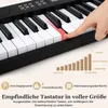 COSTWAY 61-klávesové digitálne piano so slúchadlami, Náhľad obrázku produktu 7