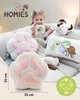 Nici - 63079 - Kissen, Pfote, 35cm x 35cm, Plüsch Produktbild-Vorschau 4