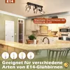 ZMH Deckenlampe Vintage Deckenstrahler 3 Flammig E14 Produktbild-Vorschau 2
