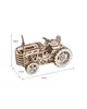 Puzzle 3D, Tractor, ROKR, Lemn, 135 piese Podgląd zdjęcia produktu 4