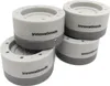 Four anti-vibration feet for appliances are stacked on a white background. Anteprima dell’immagine prodotto