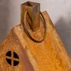 2er Set Laterne Haus H65-95cm Metall Rost Deko Windlicht Produktbild-Vorschau 4