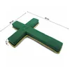 Nass Steckschaum Kreuz 40x30x5cm mit Eco Unterlage Natur Produktbild-Vorschau 5