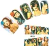 Tattoo Nail Art Aufkleber Modell Glamour Teenager Nagel Produktbild-Vorschau 1