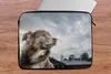 MuchoWow® Laptop Hülle 17 Zoll Laptoptasche Starrender Hund Produktbild-Vorschau 6