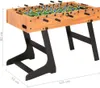 vidaXL Table de baby-foot pliante 121 x 61 x 80 cm Marron Voir les images du produit 7
