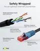 Goobay 94392 Zewnętrzny kabel krosowy CAT 6, U/UTP, czarny, Podgląd zdjęcia produktu 3
