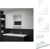 vidaXL Wandspiegel mit Regal 50×60 cm Hartglas -  Spiegel Produktbild-Vorschau 1