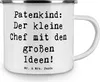 Mr. & Mrs. Panda Teetasse Spruch Patenkind Chef - Weiß - Produktbild-Vorschau 3