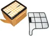Two vacuum cleaner filters are shown on a white background. One is a complete filter assembly, and the other is a replacement filter element. Produktbild-Vorschau