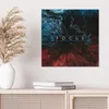 DEQORI Hybrid Leinwand Bild 50x50 cm 'Kosmischer Brand' Produktbild-Vorschau 4