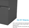 80cm Mineralguss Waschtisch mit Unterschrank Badmöbel Set Produktbild-Vorschau 4