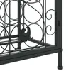 vidaXL Stojan na víno na 33 lahví černý 45x36x100 cm kované Náhled obrázku produktu 6